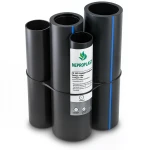 مواسير HDPE PE 100 ضغط 4 بار قطر خارجي 630 مم سمك 15.4 مم لون أسود | نيبروبلاست