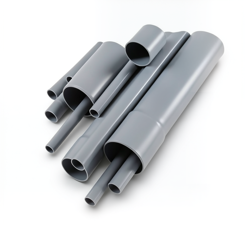 UPVC Pipes Nominal Pressure 2 Bar Outside Diameter 560 mm Thickness 4.2 mm Gray