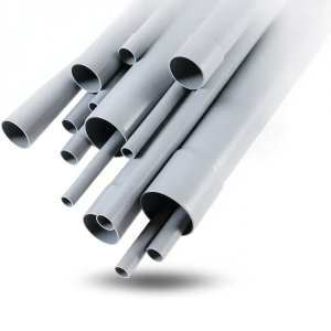 UPVC Pipes Nominal Pressure 10 Bar Outside Diameter 450 mm Thickness 21.5 mm Gray
