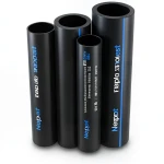 مواسير HDPE نيبروبلاست PE 80 ضغط 3.2 بار قطر خارجي 160 مم سمك 4.0 مم لون اسود | نيبروبلاست