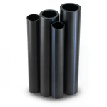 مواسير HDPE نيبروبلاست PE 80 ضغط 3.2 بار قطر خارجي 225 مم سمك 5.5 مم لون اسود | نيبروبلاست