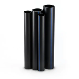 مواسير HDPE PE 100 ضغط 4 بار قطر خارجي 500 مم سمك 12.3 مم لون اسود | نيبروبلاست