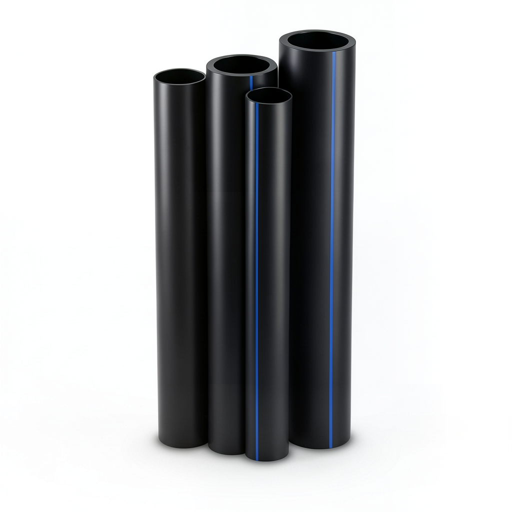 مواسير HDPE PE 100 ضغط 4 بار قطر خارجي 500 مم سمك 12.3 مم لون اسود | نيبروبلاست