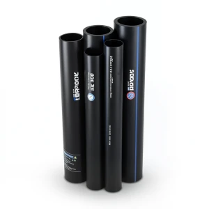 مواسير HDPE PE 100 ضغط 4 بار قطر خارجي 560 مم سمك 13.7 مم لون اسود | نيبروبلاست