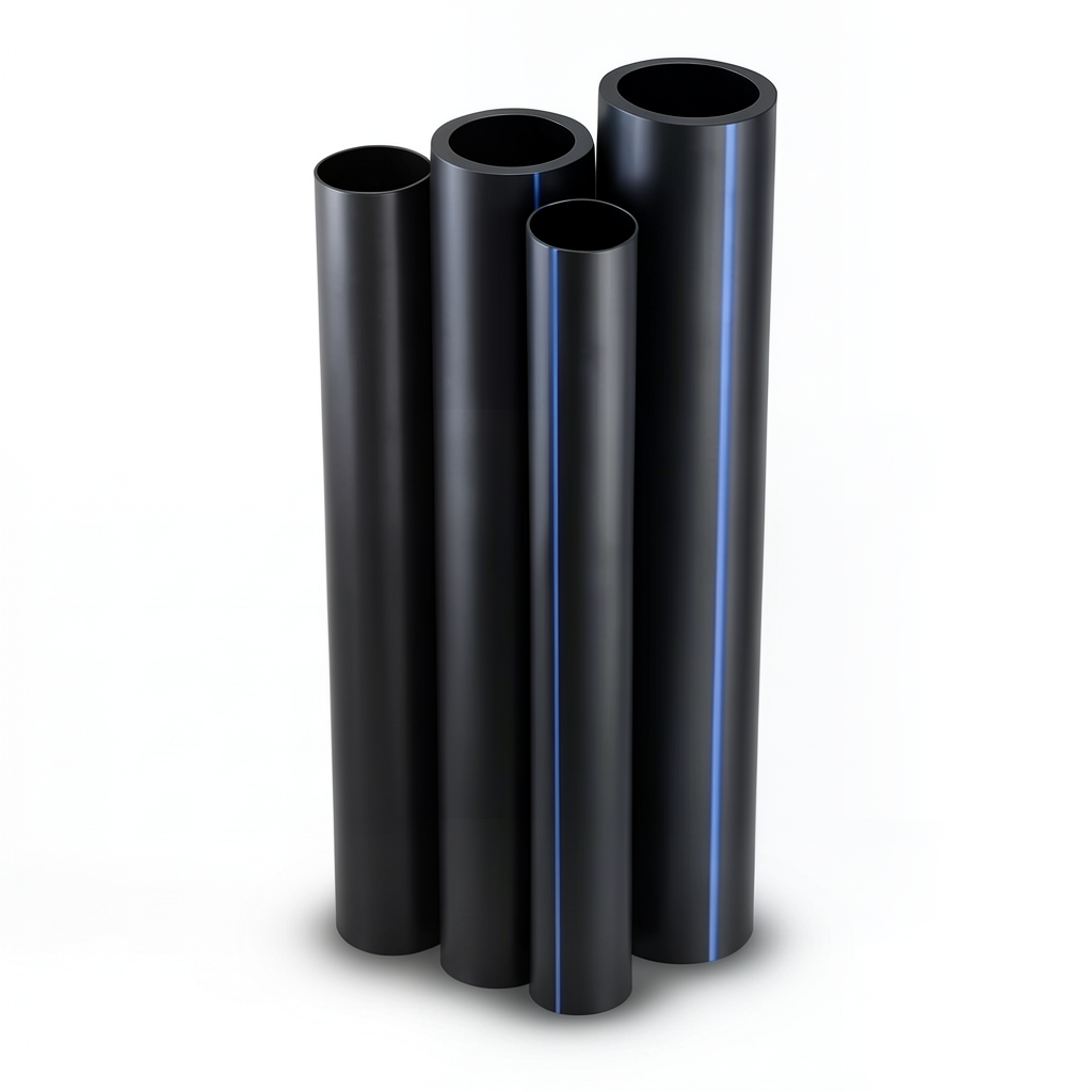 HDPE Pipes PE 100 Pressure 4 Bar Outside Diameter 630 mm Thickness 15.4 mm Black | NEPROPLAST