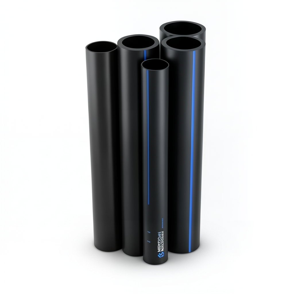مواسير HDPE نيبروبلاست PE 80 ضغط 3.2 بار قطر خارجي 160 مم سمك 4.0 مم لون اسود | نيبروبلاست