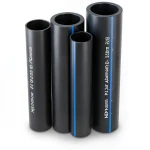 HDPE Pipes PE 80 Pressure 3.2 Bar Outside Diameter 450 mm Thickness 11.0 mm Black | NEPROPLAST