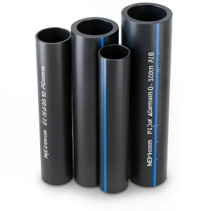 مواسير HDPE PE 80 ضغط 3.2 بار قطر خارجي 450 مم سمك 11.0 مم اسود | نيبروبلاست
