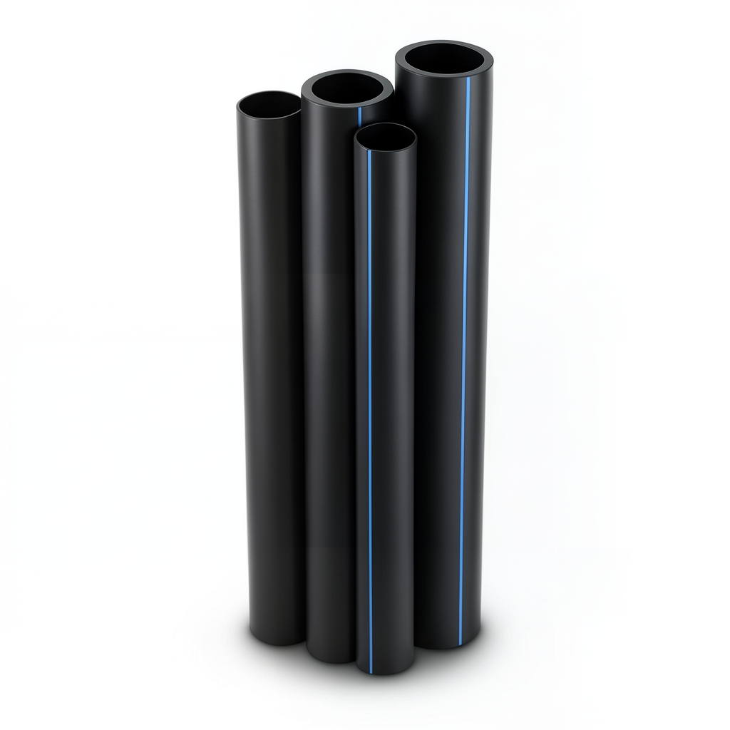 HDPE Pipes PE 80 Pressure 3.2 Bar Outside Diameter 560 mm Thickness 13.7 mm Black | NEPROPLAST