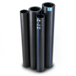 مواسير HDPE نيبروبلاست PE 80 ضغط 3.2 بار قطر خارجي 250 مم سمك 6.2 مم لون اسود | نيبروبلاست