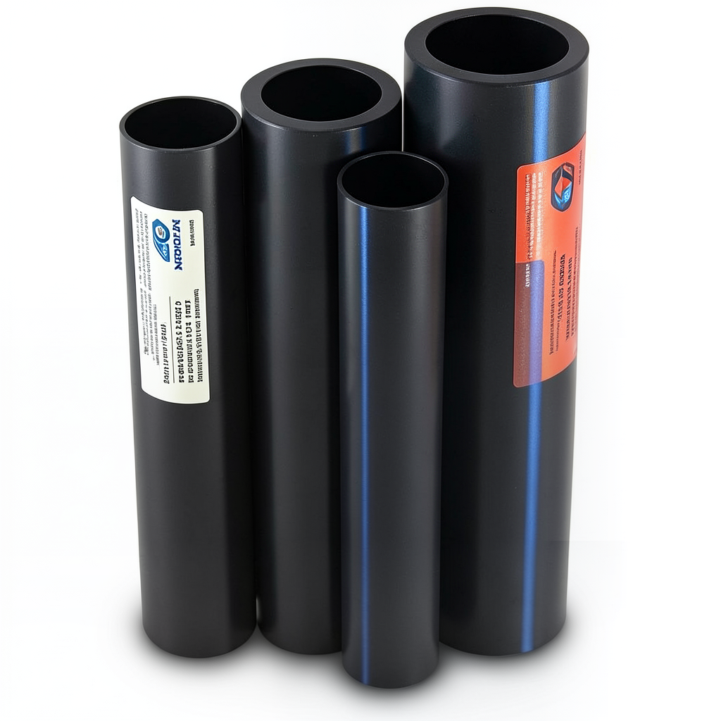 مواسير HDPE PE 80 ضغط 3.2 بار قطر خارجي 315 مم سمك 7.7 مم لون اسود | نيبروبلاست