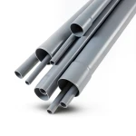 مواسير UPVC ضغط 6 بار قطر خارجي 355 مم سمك 10.4 مم لون رمادي