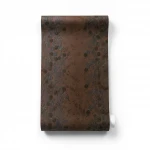 Italian wall covering, brown color, length 10 m, width 1.06 m, model 81566