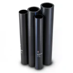 مواسير HDPE نيبروبلاست PE 80 ضغط 3.2 بار قطر خارجي 400 مم سمك 9.8 مم لون اسود | نيبروبلاست