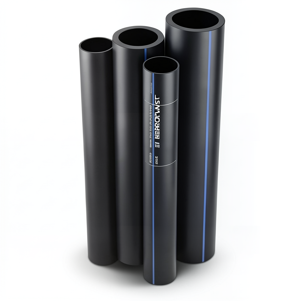 مواسير HDPE PE 80 ضغط 3.2 بار قطر خارجي 450 مم سمك 11.0 مم اسود | نيبروبلاست