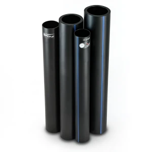 مواسير HDPE نيبروبلاست PE 80 ضغط 3.2 بار قطر خارجي 500 مم سمك 12.3 مم لون اسود | نيبروبلاست
