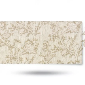 Wallpaper Floral Design 10mx1.06m Beige Color, Model 38010