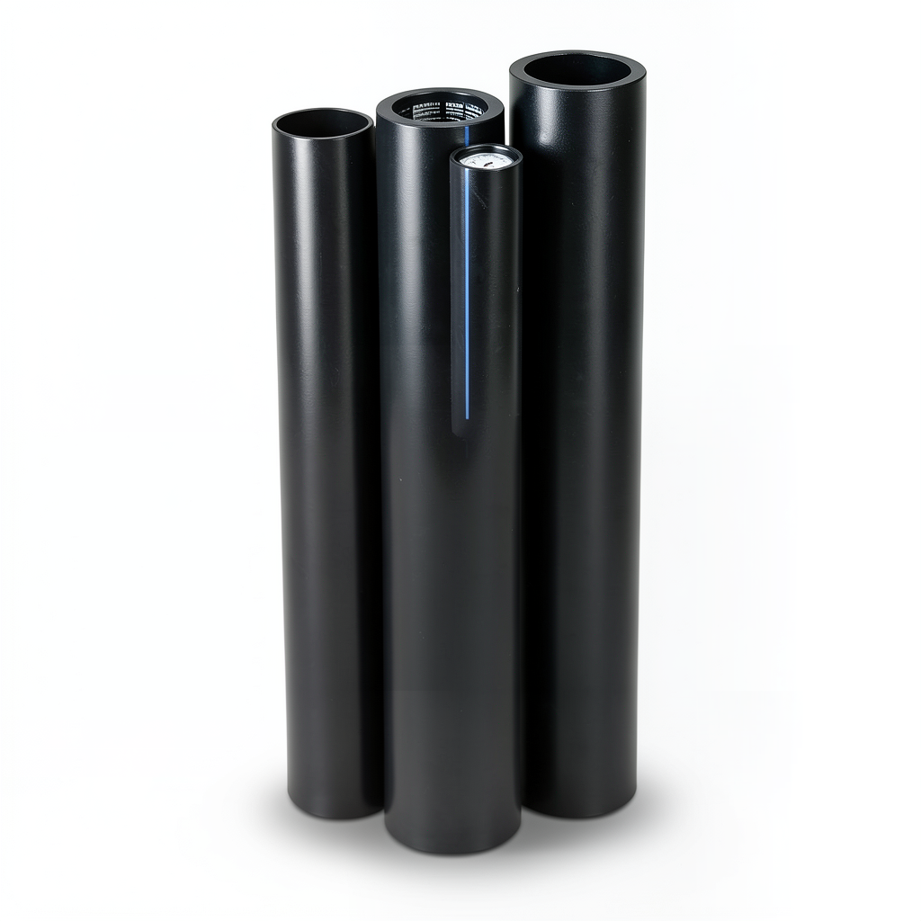 مواسير HDPE PE 80 ضغط 3.2 بار قطر خارجي 560 مم سمك 13.7 مم لون اسود | نيبروبلاست