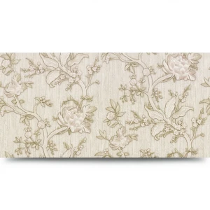 Wallpaper Floral Design 10mx1.06m Beige Color, Model 38010