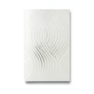 German Wavy Wallpaper 10m x 0.53m Off White, Model 10045-10