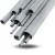 UPVC Pipes Waste Disposal Outside Diameter 50 mm Thickness 1.8 mm Gray - Image 1