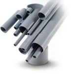 UPVC Pipes Nominal Pressure 6 Bar Outside Diameter 450 mm Thickness 13.2 mm Gray