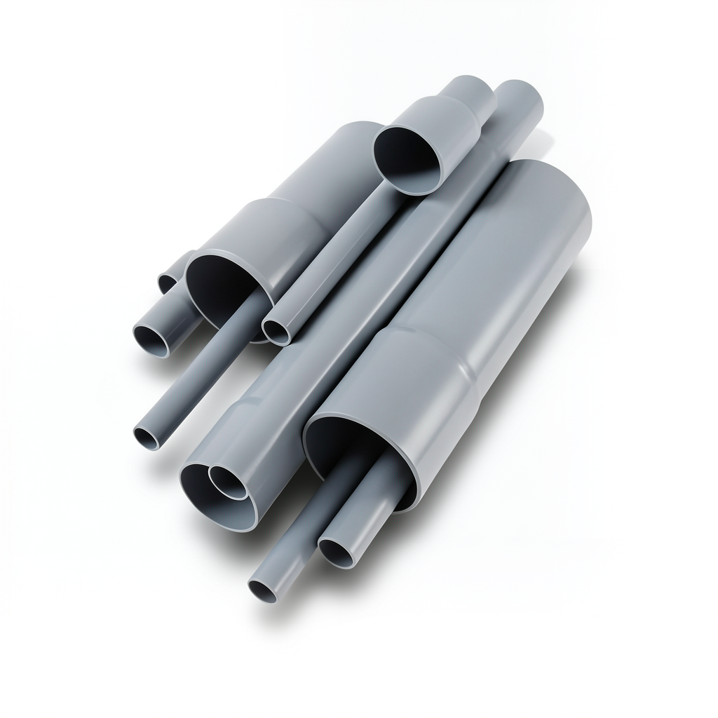 UPVC Pipes Nominal Pressure 6 Bar Outside Diameter 500 mm Thickness 14.6 mm Gray