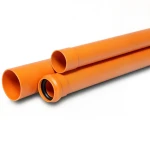 UPVC Pipes Outside Diameter 500 mm Thickness 12.2 mm Orange Colour