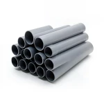 مواسير UPVC ضغط 6 بار قطر خارجي 450 مم سمك 13.2 مم لون رمادي