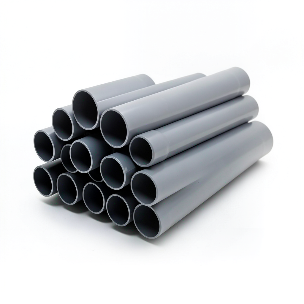 UPVC Pipes Nominal Pressure 6 Bar Outside Diameter 450 mm Thickness 13.2 mm Gray