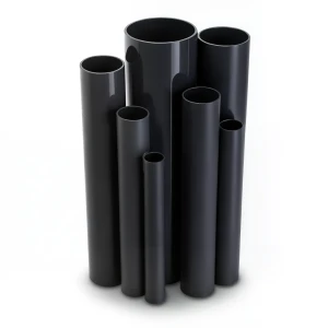 مواسير UPVC ضغط اسمي 10 بار قطر خارجي 110 مم سمك 5.3 مم لون اسود