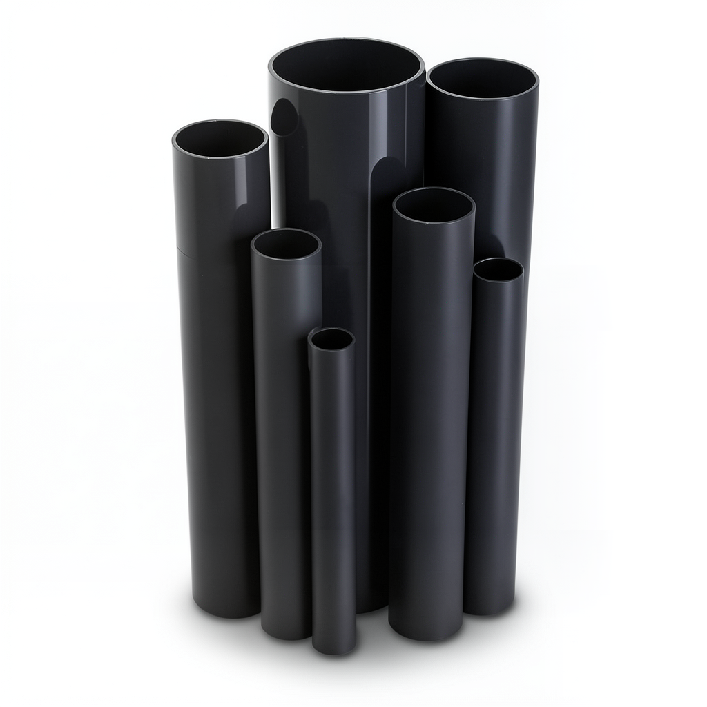 UPVC Pipes Nominal Pressure 10 Bar Outside Diameter 110 mm Thickness 5.3 mm Black