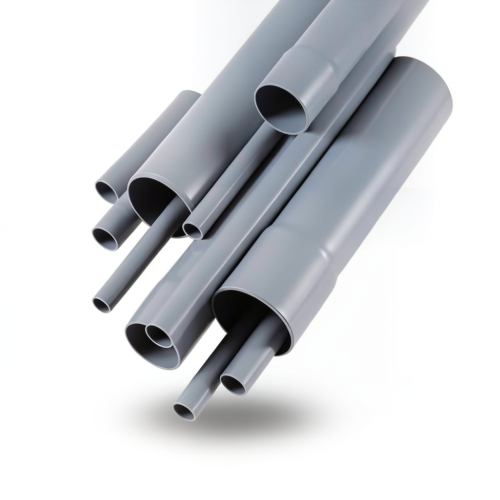 UPVC Pipes Nominal Pressure 6 Bar Outside Diameter 560 mm Thickness 16.4 mm Gray