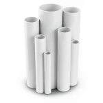 مواسير UPVC ضغط اسمي 16 بار قطر خارجي 110 مم سمك 8.2 مم لون أبيض