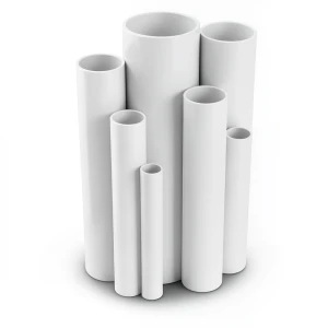 مواسير UPVC ضغط اسمي 16 بار قطر خارجي 110 مم سمك 8.2 مم لون أبيض