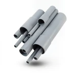 UPVC Drain Pipes Outside Diameter 75 mm Thickness 1.8 mm Gray