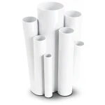 مواسير UPVC ضغط اسمي 16 بار قطر خارجي 110 مم سمك 8.2 مم لون أبيض