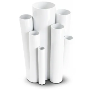 مواسير UPVC ضغط اسمي 16 بار قطر خارجي 110 مم سمك 8.2 مم لون أبيض