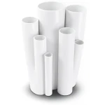 مواسير UPVC ضغط 4 بار قطر خارجي 125 مم سمك 2.5 مم لون أبيض