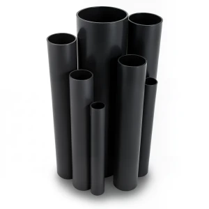 مواسير UPVC ضغط 16 بار قطر خارجي 110 مم سمك 8.2 مم لون اسود
