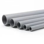 انابيب UPVC الجودة ضغط 6 بار  قطر خارجي 180 مم سمك 5.3 مم لون رمادي