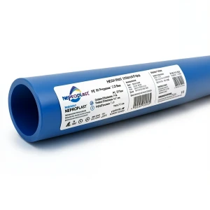 Neproplast HDPE Pipes PE 80 Pressure 3.2 Bar Outside Diameter 315 mm Thickness 7.7 mm Blue | NEPROPLAST