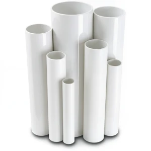 UPVC Pipes 6 Bar Pressure 125 mm Diameter 3.7 mm Thickness White
