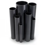 مواسير UPVC ضغط اسمي 4 بار قطر خارجي 125 مم سمك 2.5 مم لون اسود