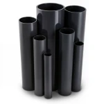 مواسير UPVC ضغط 10 بار قطر خارجي 125 مم سمك 6 مم لون اسود