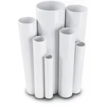 مواسير UPVC ضغط اسمي 10 بار قطر خارجي 125 مم سمك 6 مم أبيض