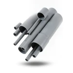 UPVC Drain Pipes Outside Diameter 75 mm Thickness 1.8 mm Gray