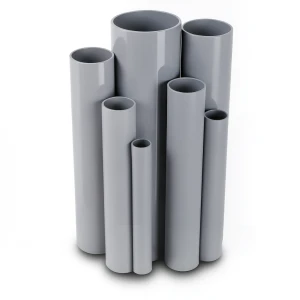 UPVC Pipes Nominal Pressure 10 Bar Outside Diameter 125 mm Thickness 6 mm Gray