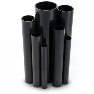 مواسير UPVC ضغط 10 بار قطر خارجي 125 مم سمك 6 مم لون اسود