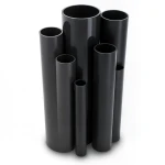 مواسير UPVC ضغط 16 بار قطر خارجي 125 مم سمك 9.3 مم لون اسود